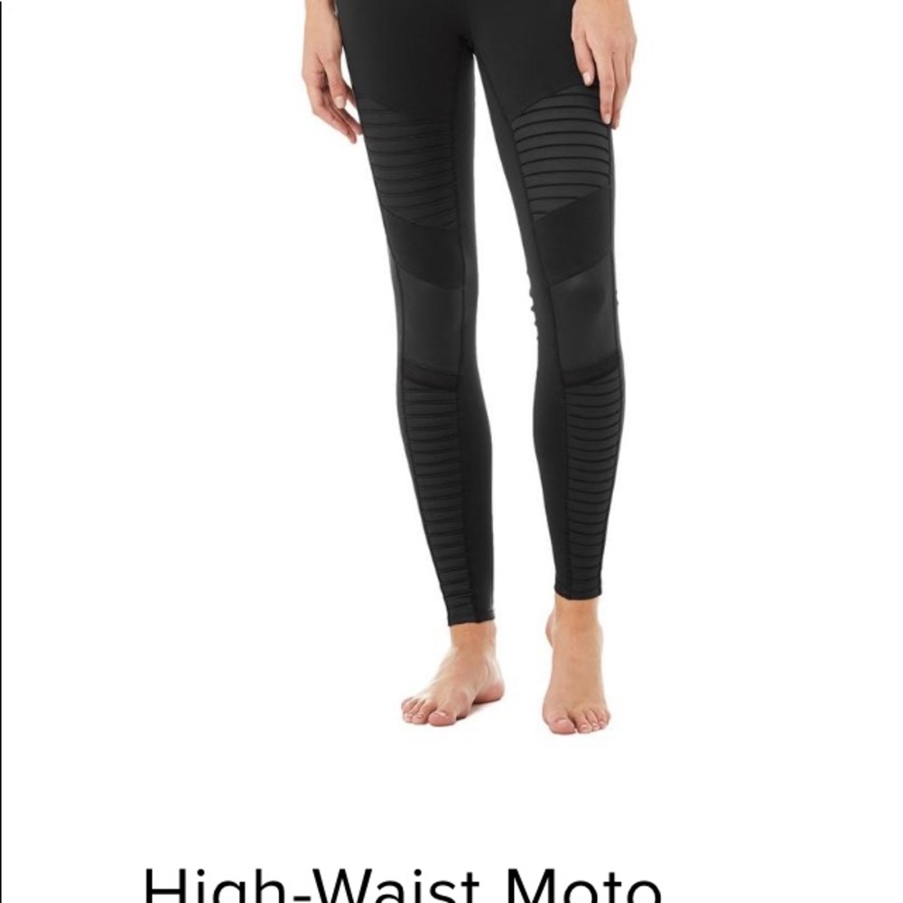 Alo high-waist motovleggings